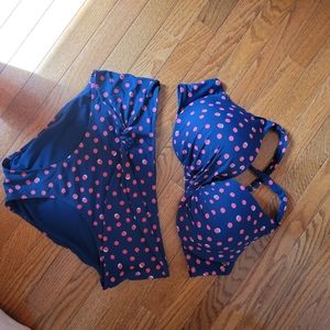 Polka Dot Retro Style Swimsuit